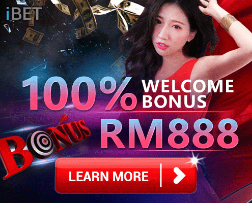 Casino Malaysia Online iBET Welcome Bonus up to RM888