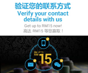 Casino Malaysia Verify and Get RM 15 Now! (2)