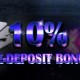Mudahbet Casino Malaysia 10% Re-Deposit Bonus
