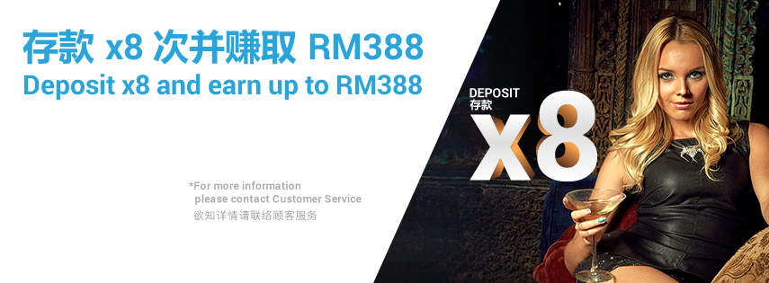 iBET Casino Malaysia Deposit Bonus Free Up to RM388