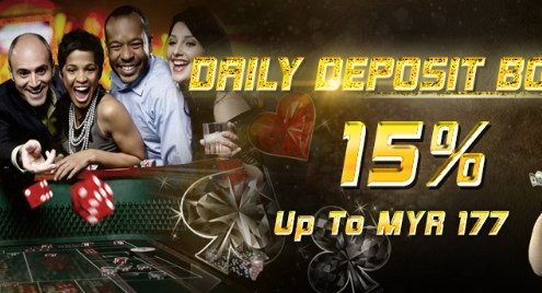 Arena777 Casino Malaysia Daily Deposit Bonus