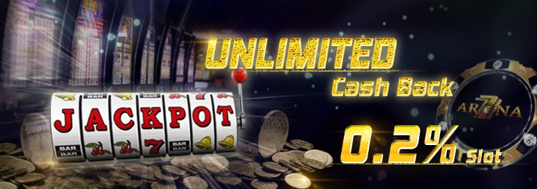 Arena777 Slots Games Unlimited Rebate 0.2%