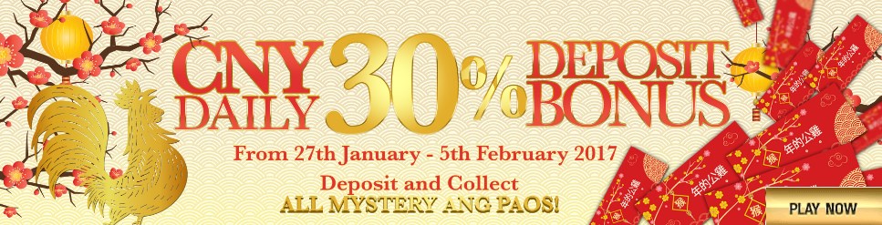 GGWin Casino Enjoy 30% Deposit Bonus