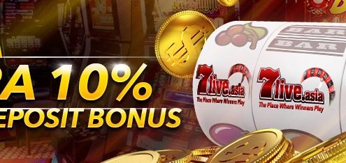 7Liveasia Malaysia 10% Slot Deposit Bonus
