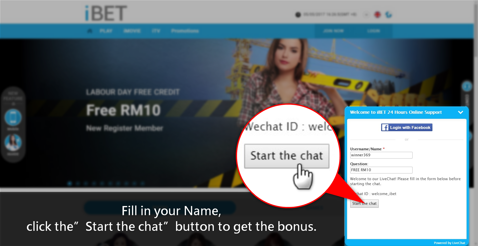 iBET Casino Malaysia Teach You Get Labour Day Free RM10 | CM